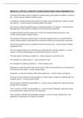 MEDICAL OFFICE CONCEPT EXAM QUESTIONS AND ANSWERS -15