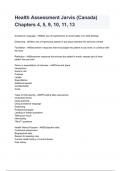 Health Assessment Jarvis &lpar;Canada&rpar; Chapters 4&comma; 5&comma; 9&comma; 10&comma; 11&comma; 13 Test bank