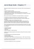 Jarvis Study Guide - Chapters 1-7 Test bank