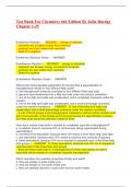 Test Bank For Chemistry 6th Edition By Julia Burdge Chapter 1-25
