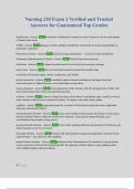 Nursing 230 Exam 2 Verified and Trusted Answers for Guaranteed Top Grades
