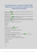 Nursing 230&colon; FINAL EXAM Quality Verified Answers&comma; Ensuring Top Marks&comma; Certified and Confirmed