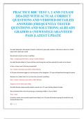 PRACTICE RBC TEST 1&comma; 2 AND 3 EXAM  2024-2025 WITH ACTUAL CORRECT  QUESTIONS AND VERIFIED DETAILED  ANSWERS &vert;FREQUENTLY TESTED  QUESTIONS AND SOLUTIONS &vert;ALREADY  GRADED A&plus;&vert;NEWEST&vert;GUARANTEED  PASS &vert;LATEST UPDATE