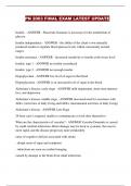 PN 2003 FINAL EXAM LATEST UPDATE