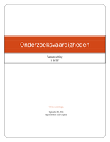 Samenvatting Onderzoeksvaardigheden &lpar;voor onderwijs&comma; zorg en welzijn&rpar;