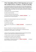 TNCC 9th Edition FINAL TEST Questions & Correct and Verified Answers&period; Graded A&plus;&comma; Exams of Nursing