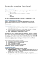 Samenvatting Beinvloeden van gedrag&colon; Coachthema's&comma; Toegepaste Psychologie
