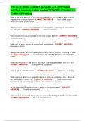 TNCC Written Exam 92Questions & Correct and Verified Answers&period;Latest update2024&sol;2025 Graded A&plus;&comma; Exams of Nursing