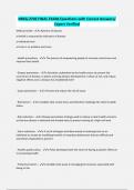 NRSG EXAMS BUNDLE-Questions with Correct Answers&sol; Latest Update&sol;  Complete And Accurate &sol; 100&percnt; Pass