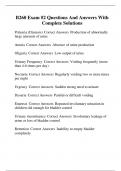 B260 Exam &num;2 Questions And Answers With Complete Solutions