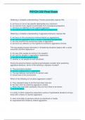 PSYCH 232 Final Exam &vert; Complete Solutions &lpar;Answered&rpar;