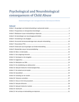 Samenvatting tentamenstof Psychological and Neurobiological Consequences of Child Abuse