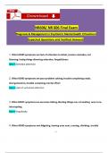 NR606 &sol; NR 606 Final Exam Qs & Ans &lpar;Latest 2024 &sol; 2025&rpar;&colon; Diagnosis & Management in Psychiatric Mental Health II Practicum &lpar;Verified Answers&rpar;