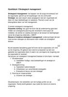 Samenvatting Strategie en Management H3,6,9 !!Uitgebreid!!