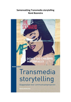 Transmedia storytelling - Rene Boonstra
