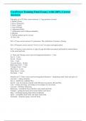 CorePower Training Final Exam &vert;&vert; with 100&percnt; Correct Answers&period;