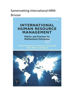 Samenvatting Briscoe 1 t&sol;m 5 en 13