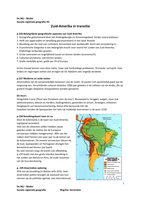 Global Geography - Hoofdstuk 5 Zuid-Amerika