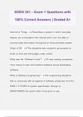 SOEN 341 &ndash; Exam 1 Questions with 100&percnt; Correct Answers &vert; Graded A&plus;