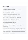 Test Bank for CLC Exam With Actual Correct Questions and Answers &lpar;A&plus; GRADED 100&percnt; VERIFIED&rpar;