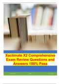 Xactimate X2 Comprehensive Exam Review Questions and Answers 100&percnt; Pass