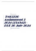 TMS3720 Assignment 3 2024 &lpar;234942&rpar; - DUE 26 July 2024
