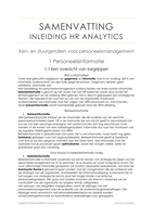 Samenvatting ken- en stuurgetallen HR Analytics H1
