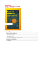 Business Marketing Management - H6 - W. Biemans 7e druk