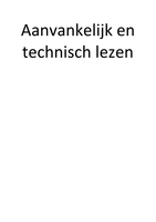 Taal & Didactiek Aanvankelijk en technisch lezen derde druk Henk Huizenga