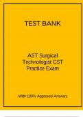 Test BANK Ast Surgical Technologist Cst Practice Exam&period;