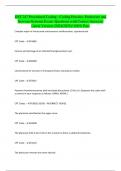OST 247 Procedural Coding - Coding Practice&colon; Endocrine and Nervous Systems Exam -Questions with Correct Answers&sol; Latest Version &lpar;2024&sol;2025&rpar;&sol; 100&percnt; Pass