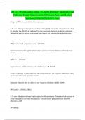 OST247 Procedural Coding - Coding Practice&colon; Maternity and Delivery Exam -Questions with Correct Answers&sol; Latest Version &lpar;2024&sol;2025&rpar;&sol; 100&percnt; Pass