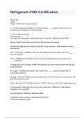 Refrigerant 410A Certification questions and answers rated A&plus; 2024&sol;2025
