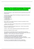 Workday Pro HCM Knowledge Chapter 2 &ndash; Orgs Exam Questions and Answers