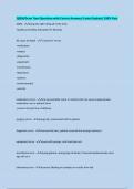QSEN&sol;Exam Two-Questions with Correct Answers&sol; Latest Update&sol; 100&percnt; Pass