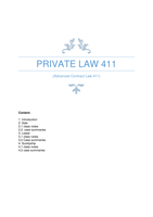 Private law 411