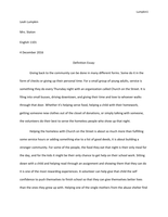 Definition Essay (service learning)