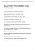 ASVAB PICAT VERIFICATION TEST LATEST 2023-2024 REAL EXAM 100 QUESTIONS AND CORRECT ANSWERS &lpar;VERIFIED ANSWERS REAL EXAM