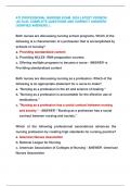 ATI PROFESSIONAL NURSING EXAM 2024 LATEST VERSION  &vert;ACTUAL COMPLETE QUESTIONS AND CORRECT ANSWERS  &lpar;VERIFIED ANSWERS &rpar; &period;