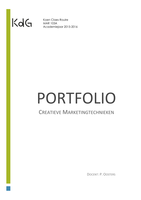 Creatieve Marketingtechnieken [Portfolio]