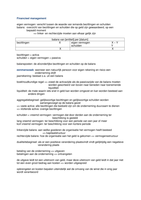Financieel management samenvatting &lpar;K7&rpar; 