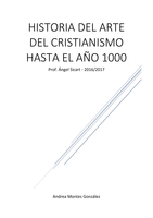 Historia del Arte de principios del Cristianismo hasta el año 1000
