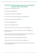 PSU EGEE 101 Final Questions And Answers &vert; 2024 Updated Solutions &vert; 100&percnt; Correct Answers