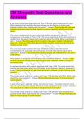 DM Sherpath Test Questions and Answers 