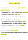 FSE 112 Final Exam Questions and Answers &lpar;2024 &sol; 2025&rpar; &lpar;Verified Answers&rpar;