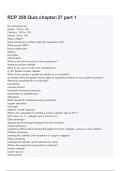 RCP 250 Quiz chapter&colon;37 part 1 questions and answers 2024