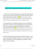 AHIP Final Examination Questions and Answers Updated &lpar;Verified Answers&rpar;