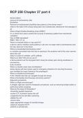 RCP 250 Chapter 37 part 4 2024 Verified Questions & Answers