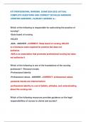ATI PROFESSIONAL NURSING EXAM 2024-2025 &vert;ACTUAL  COMPLETE QUESTIONS AND CORRECT DETAILED ANSWERS  &lpar;VERIFIED ANSWERS &rpar; ALREADY GRADED A&plus;&period;