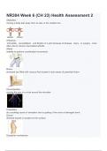 NR304 Week 6 &lpar;CH 23&rpar; Health Assessment 2 Questions and Verified Answers &lpar;2023&sol; 2024 Update&rpar;